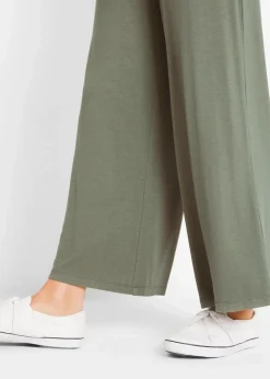 Clearance Jersey-Hose aus fließendem Viskose-Mix, 7-8-Länge Damen Hosen|Nachhaltigere Materialien