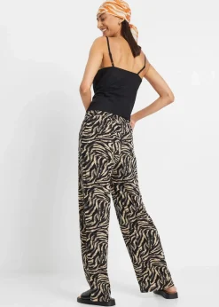 Hot Jersey-Hose aus fließendem Viskose-Mix Damen Bekleidung·Kleider|Hosen