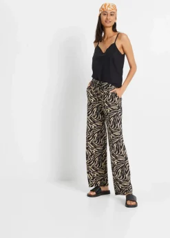 Hot Jersey-Hose aus fließendem Viskose-Mix Damen Bekleidung·Kleider|Hosen