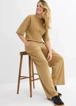 Damen bonprix Hosen|Zweiteiler & Sets|Jersey-Hose aus Interlock