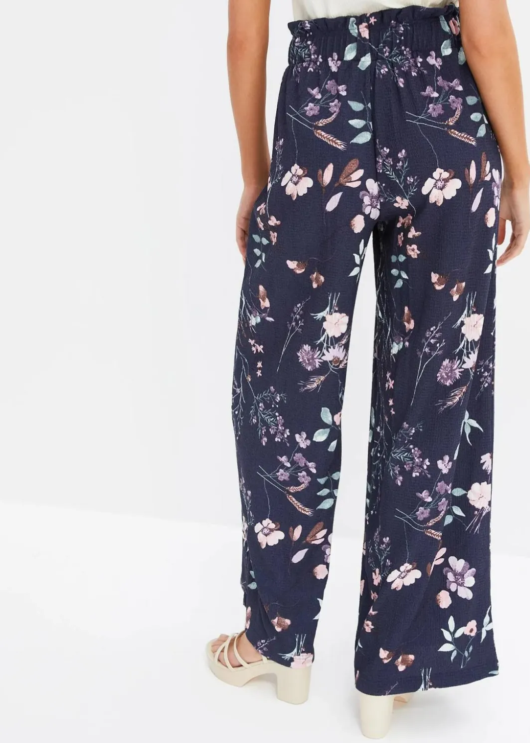 Damen bonprix Hosen|Bekleidung·Kleider|Jersey-Hose aus luftigem Crêpe