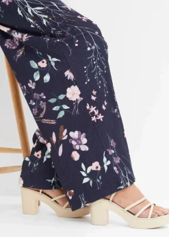 Damen bonprix Hosen|Bekleidung·Kleider|Jersey-Hose aus luftigem Crêpe