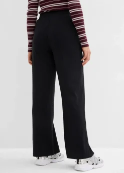 Damen bonprix Bekleidung·Kleider|Hosen|Jersey-Hose aus Rippe (2er Pack)