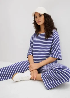 Jersey-Hose aus strukturierter Baumwolle Damen Hosen|Bekleidung·Kleider