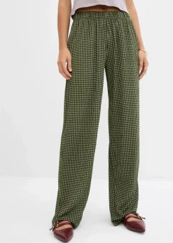 Damen bonprix Bekleidung·Kleider|Hosen|Jersey-Hose aus strukturiertem Crêpe