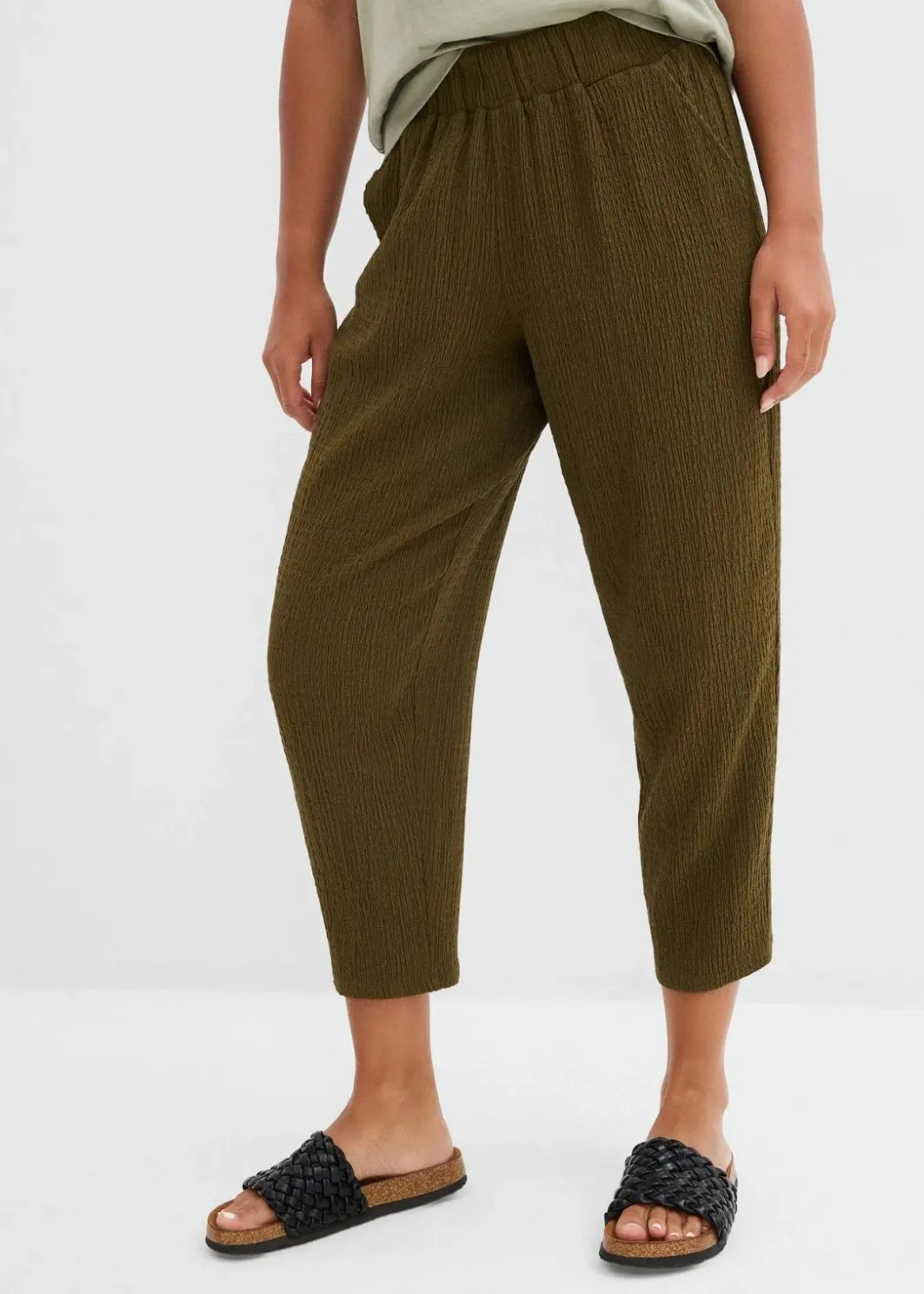 Best Jersey-Hose aus Strukturmaterial Damen Hosen|Bekleidung·Kleider