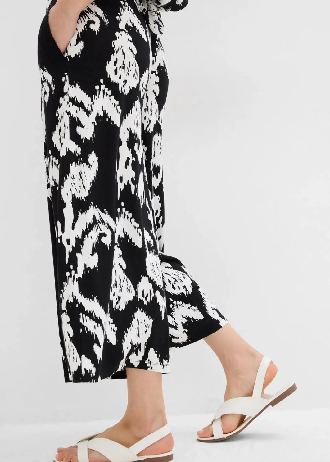 Discount Jersey-Hose aus Viskose-Mix Damen Hosen|Zweiteiler & Sets