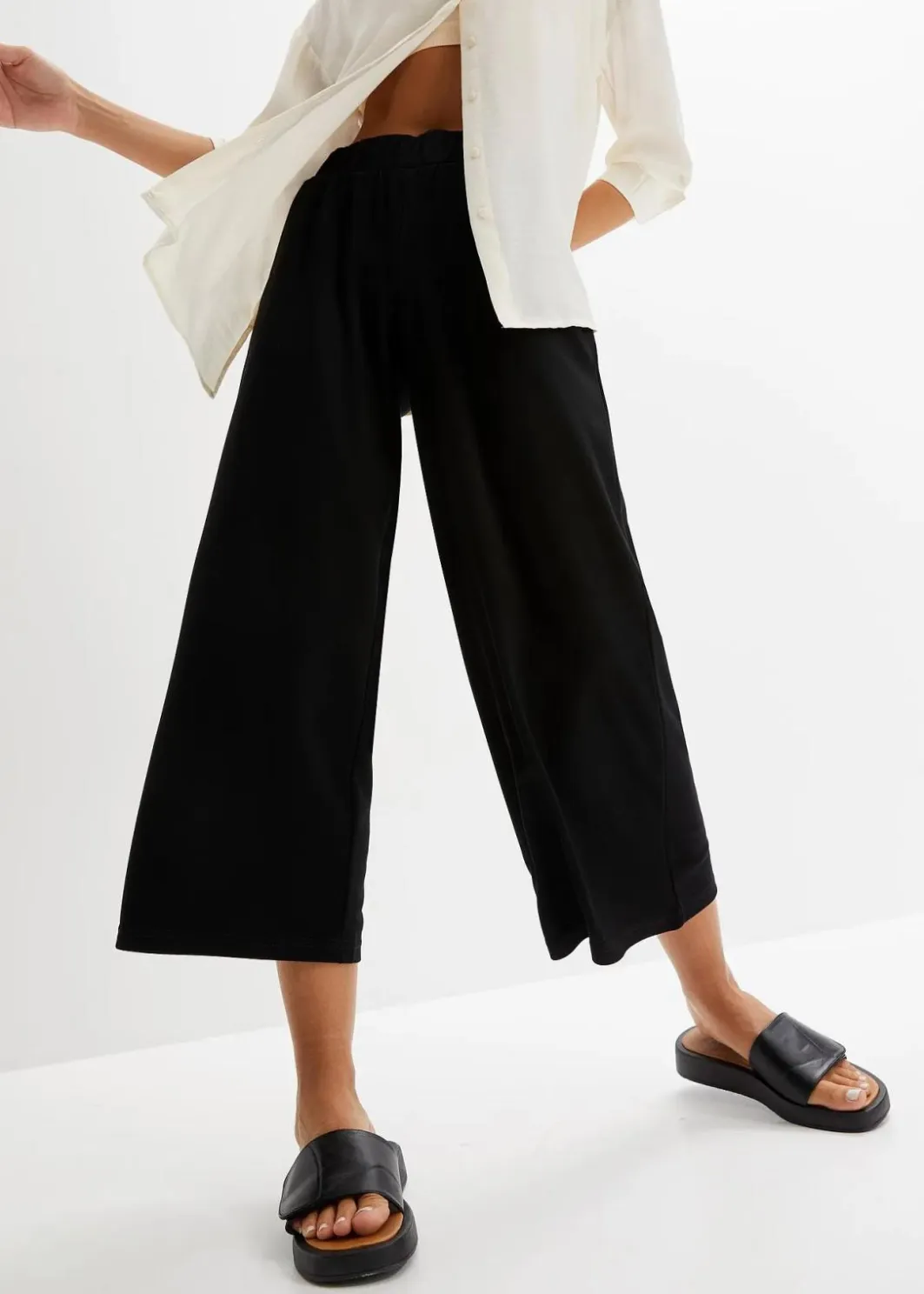 Damen bonprix Bekleidung·Kleider|Hosen|Jerseyhose mit Bequembund