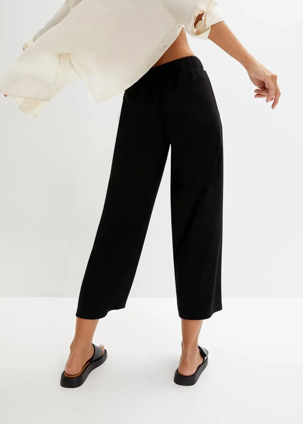 Damen bonprix Bekleidung·Kleider|Hosen|Jerseyhose mit Bequembund