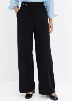 Best Jersey-Hose mit dekorativem Riegel Damen Hosen|Bekleidung·Kleider