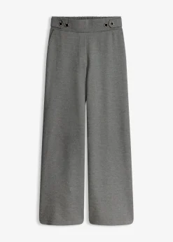 Clearance Jersey-Hose mit dekorativem Riegel Damen Bekleidung·Kleider|Hosen