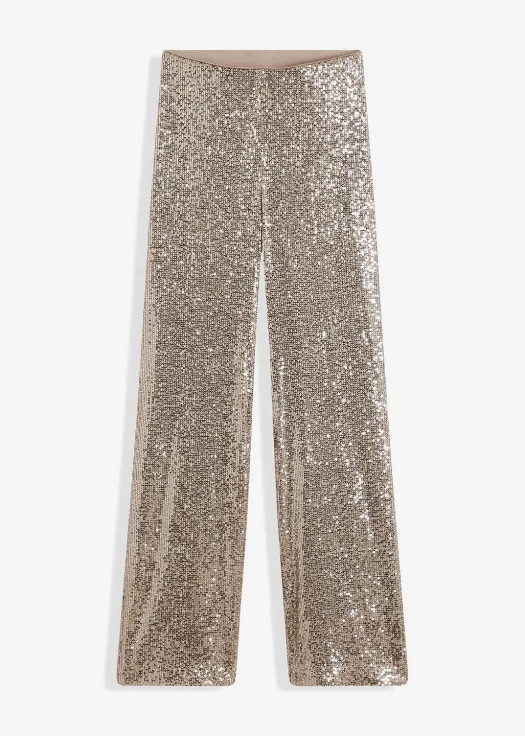 Jersey-Hose mit Pailletten Damen Bekleidung·Kleider|Hosen