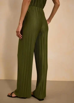 Damen bonprix Bekleidung·Kleider|Hosen|Jersey-Hose mit Plissee