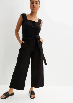 Damen bonprix Bekleidung·Homewear|Jumpsuits|Jersey-Jumpsuit aus Baumwoll-Mix