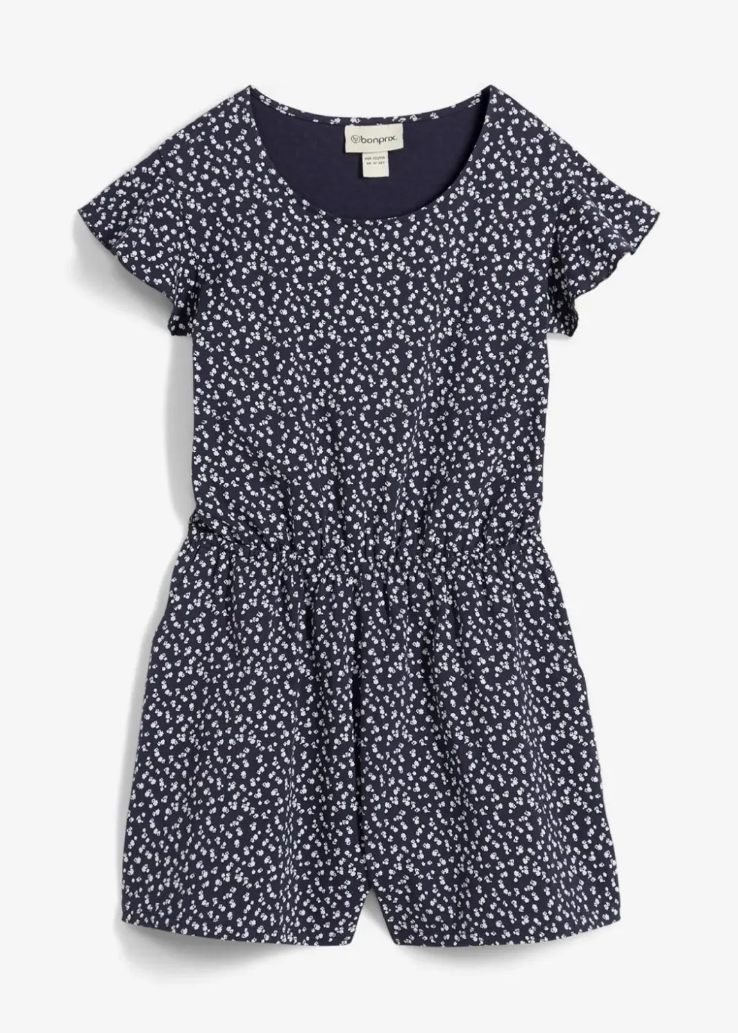 Kinder bonprix Mädchen 9-16 Jahre·Kleider & Jumpsuits|Mädchen 2-8 Jahre·Nachhaltigere Materialien|Jersey-Jumpsuit aus elastischem Bio-Baumwoll-Mix