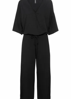 Discount Jersey-Jumpsuit aus fließender Viskose Damen Bekleidung·Homewear|Jumpsuits