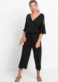 Discount Jersey-Jumpsuit aus fließender Viskose Damen Bekleidung·Homewear|Jumpsuits