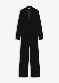 Damen bonprix Bekleidung·Homewear|Jumpsuits|Jersey-Jumpsuit aus fließendem Samt