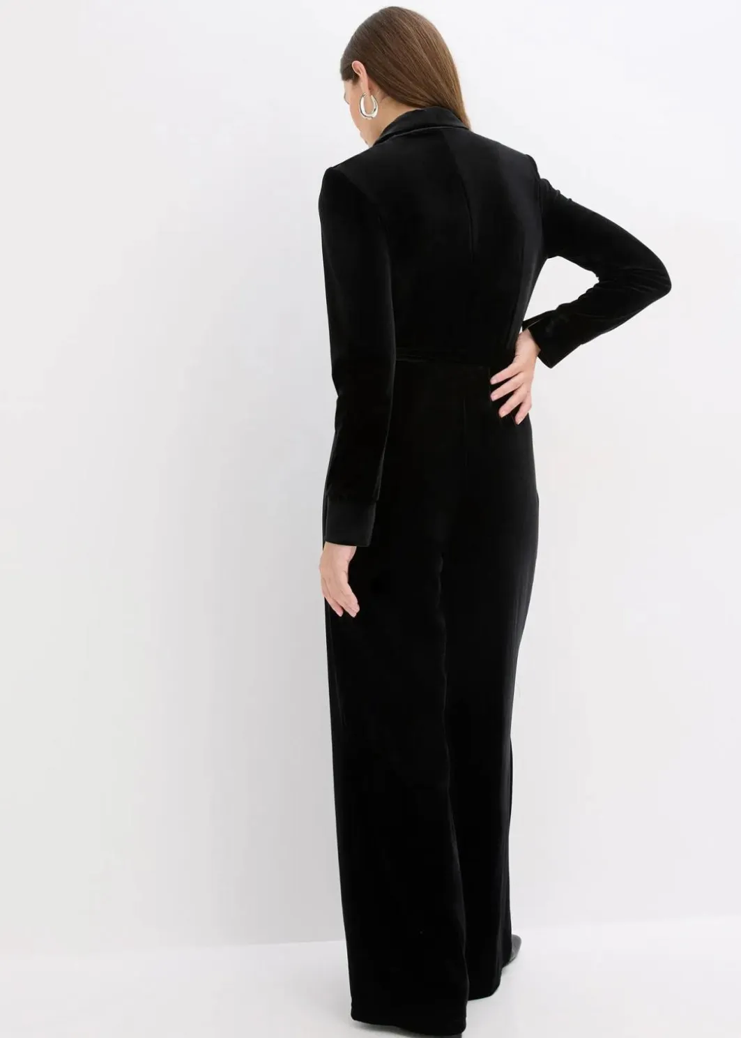 Damen bonprix Bekleidung·Homewear|Jumpsuits|Jersey-Jumpsuit aus fließendem Samt