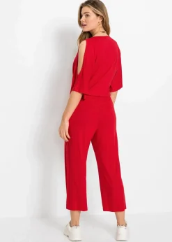 New Jersey-Jumpsuit aus fließender Viskose Damen Jumpsuits|Bekleidung·Homewear
