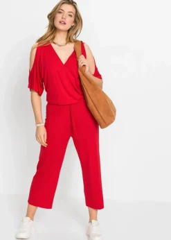 New Jersey-Jumpsuit aus fließender Viskose Damen Jumpsuits|Bekleidung·Homewear