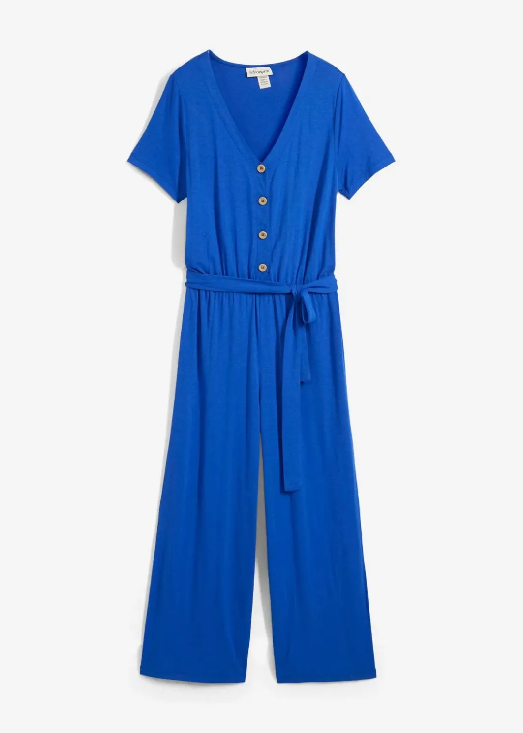Damen bonprix Jumpsuits|Bekleidung·Homewear|Jersey-Jumpsuit aus Viskose-Mix
