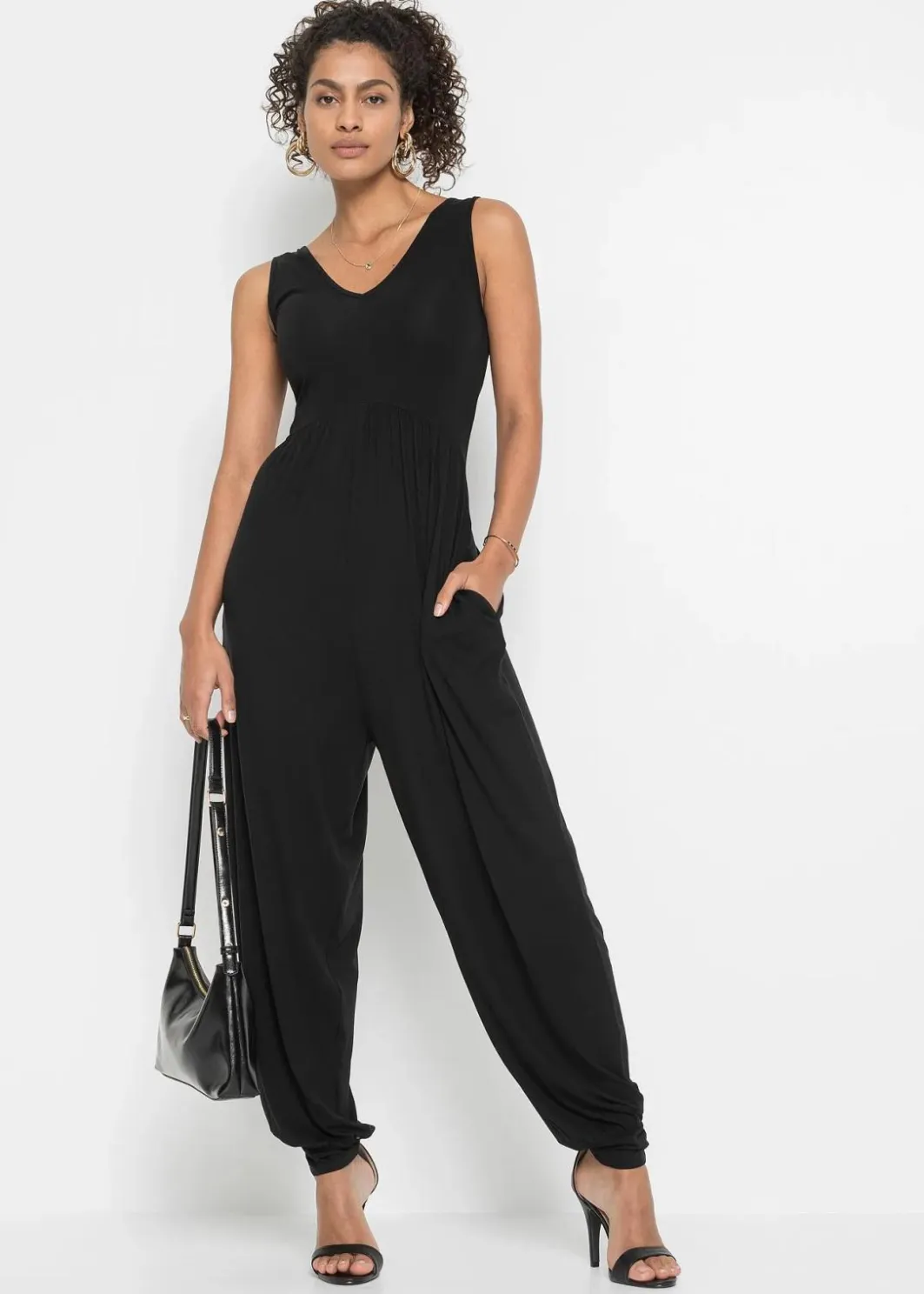 New Jersey-Jumpsuit aus Viskose-Mix Damen Jumpsuits