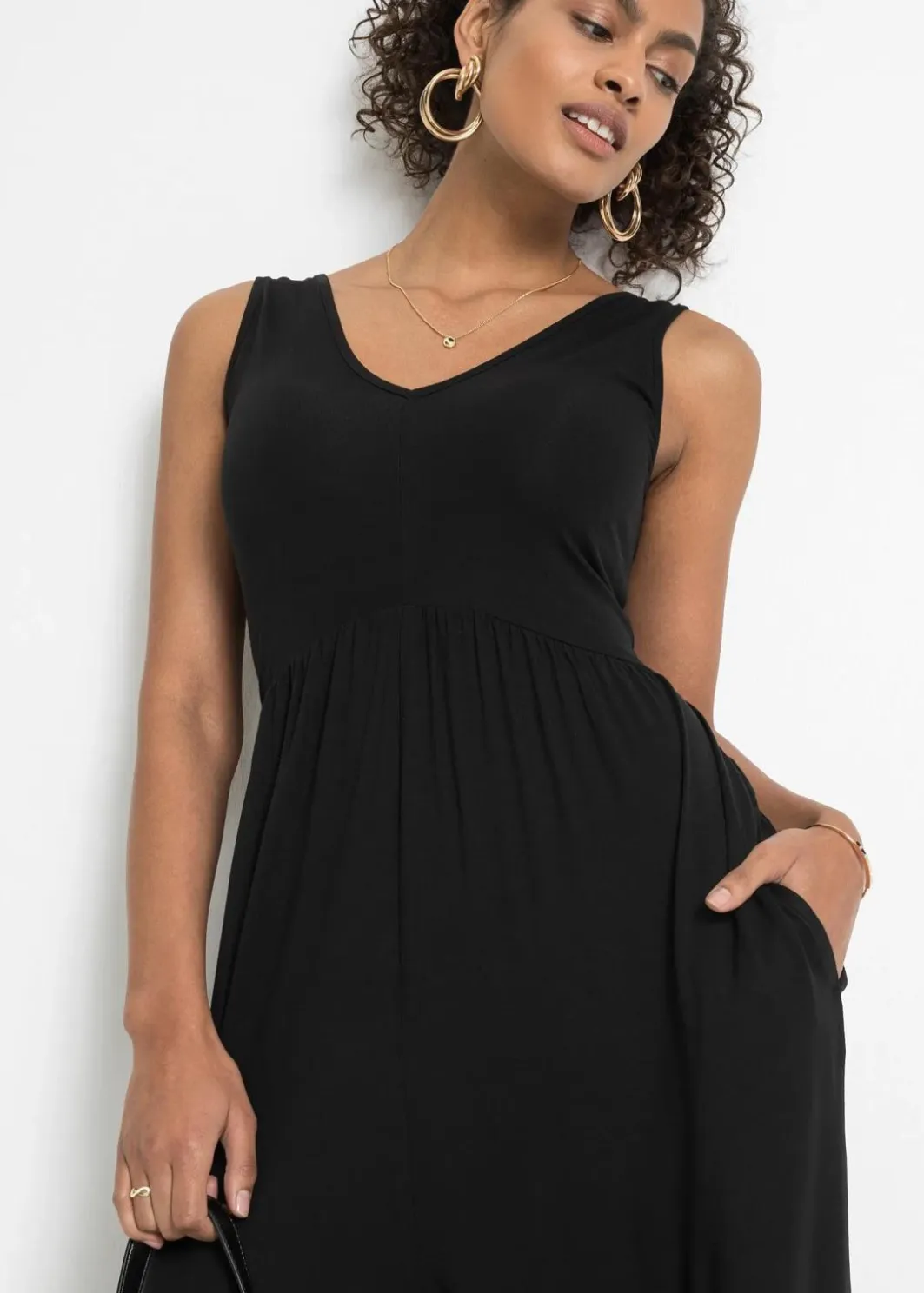 New Jersey-Jumpsuit aus Viskose-Mix Damen Jumpsuits