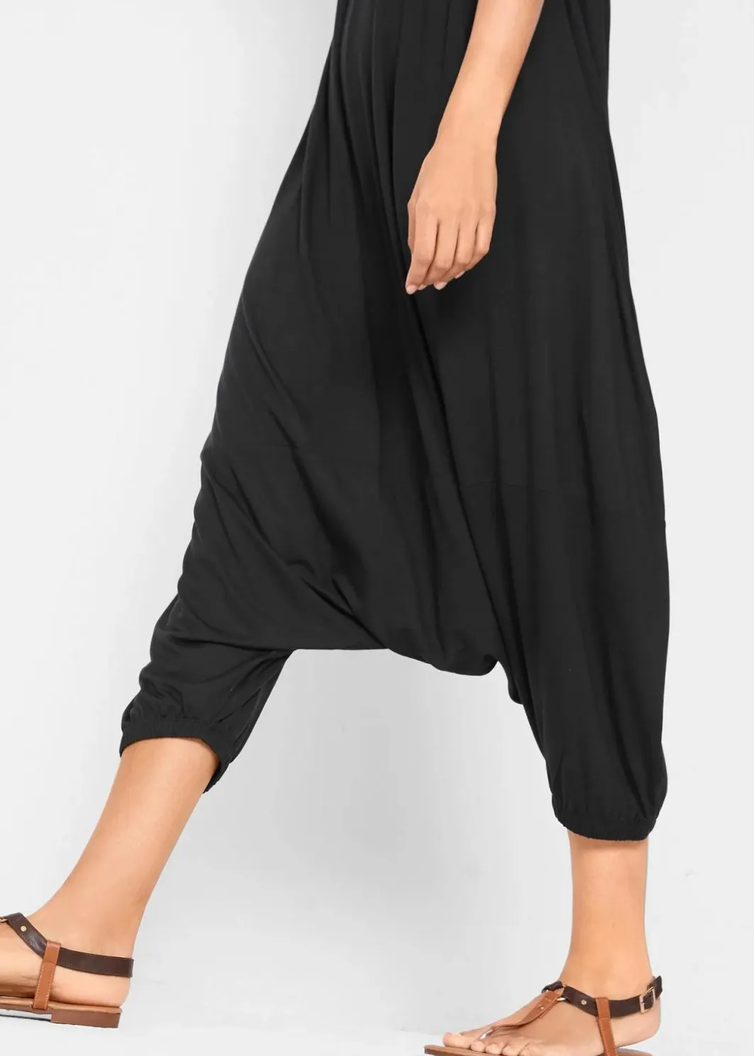 Damen bonprix Bekleidung·Homewear|Jumpsuits|Jersey-Jumpsuit aus Viskose-Mix