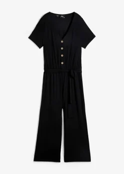 Damen bonprix Bekleidung·Homewear|Jumpsuits|Jersey-Jumpsuit aus Viskose-Mix