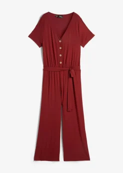 Sale Jersey-Jumpsuit aus Viskose-Mix Damen Jumpsuits|Bekleidung·Homewear