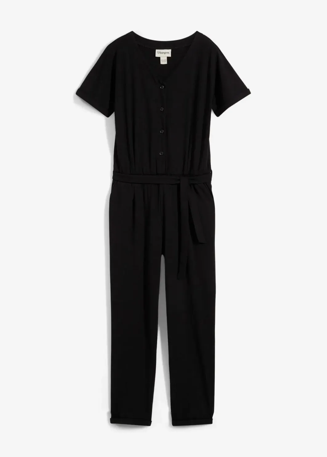 Kinder bonprix Mädchen 9-16 Jahre·Kleider & Jumpsuits|Mädchen 2-8 Jahre·Nachhaltigere Materialien|Jersey-Jumpsuit mit Bio-Baumwolle