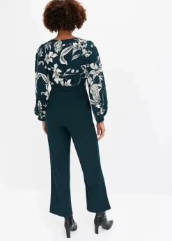 Hot Jersey-Jumpsuit mit Wickeloptik Damen Bekleidung·Homewear|Jumpsuits