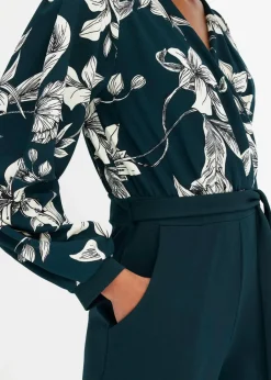 Hot Jersey-Jumpsuit mit Wickeloptik Damen Bekleidung·Homewear|Jumpsuits