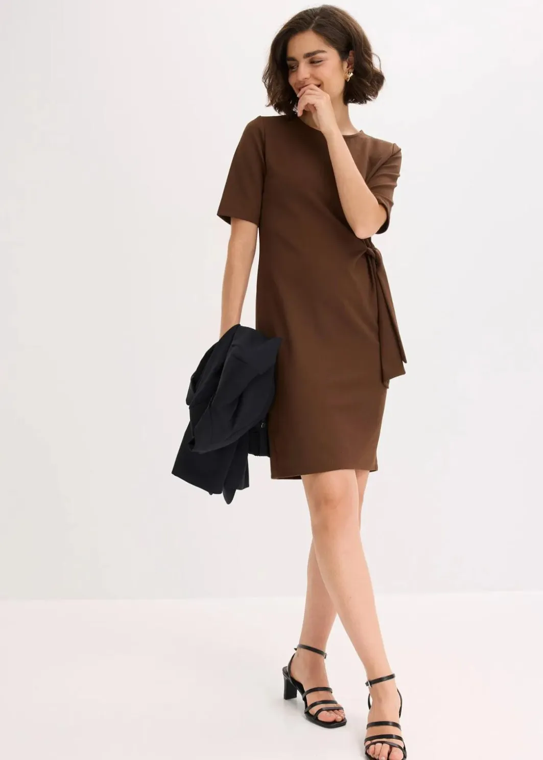 Damen bonprix Kleider|Bekleidung·Pullover & Strickjacken|Jerseykleid