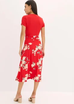 Damen bonprix Kleider|Kurzgrößen|Jerseykleid