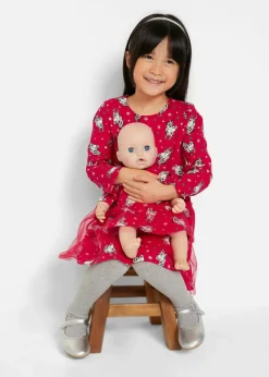 Kinder bonprix Mädchen 2-8 Jahre·Nachhaltigere Materialien|Mädchen 9-16 Jahre·Nachhaltigere Materialien|Jerseykleid + Puppenkleid