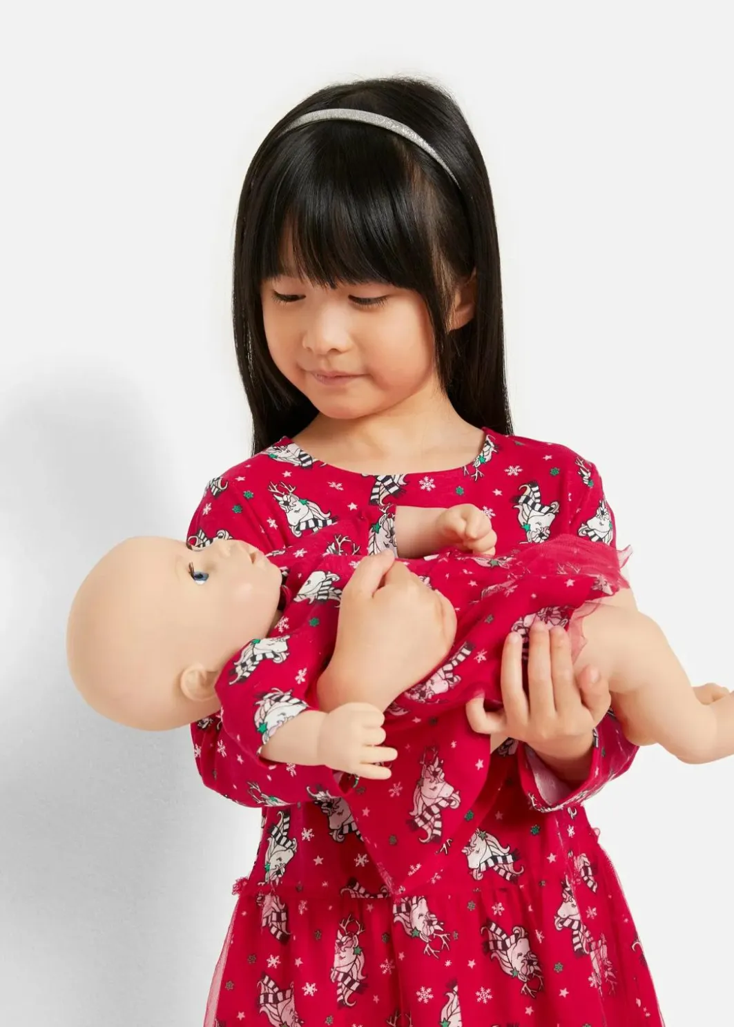 Kinder bonprix Mädchen 2-8 Jahre·Nachhaltigere Materialien|Mädchen 9-16 Jahre·Nachhaltigere Materialien|Jerseykleid + Puppenkleid