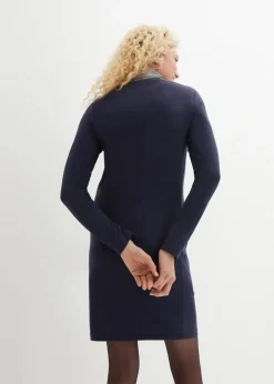Damen bonprix Kleider|Basics|Jerseykleid aus Baumwolle mit Stretch (2er Pack)