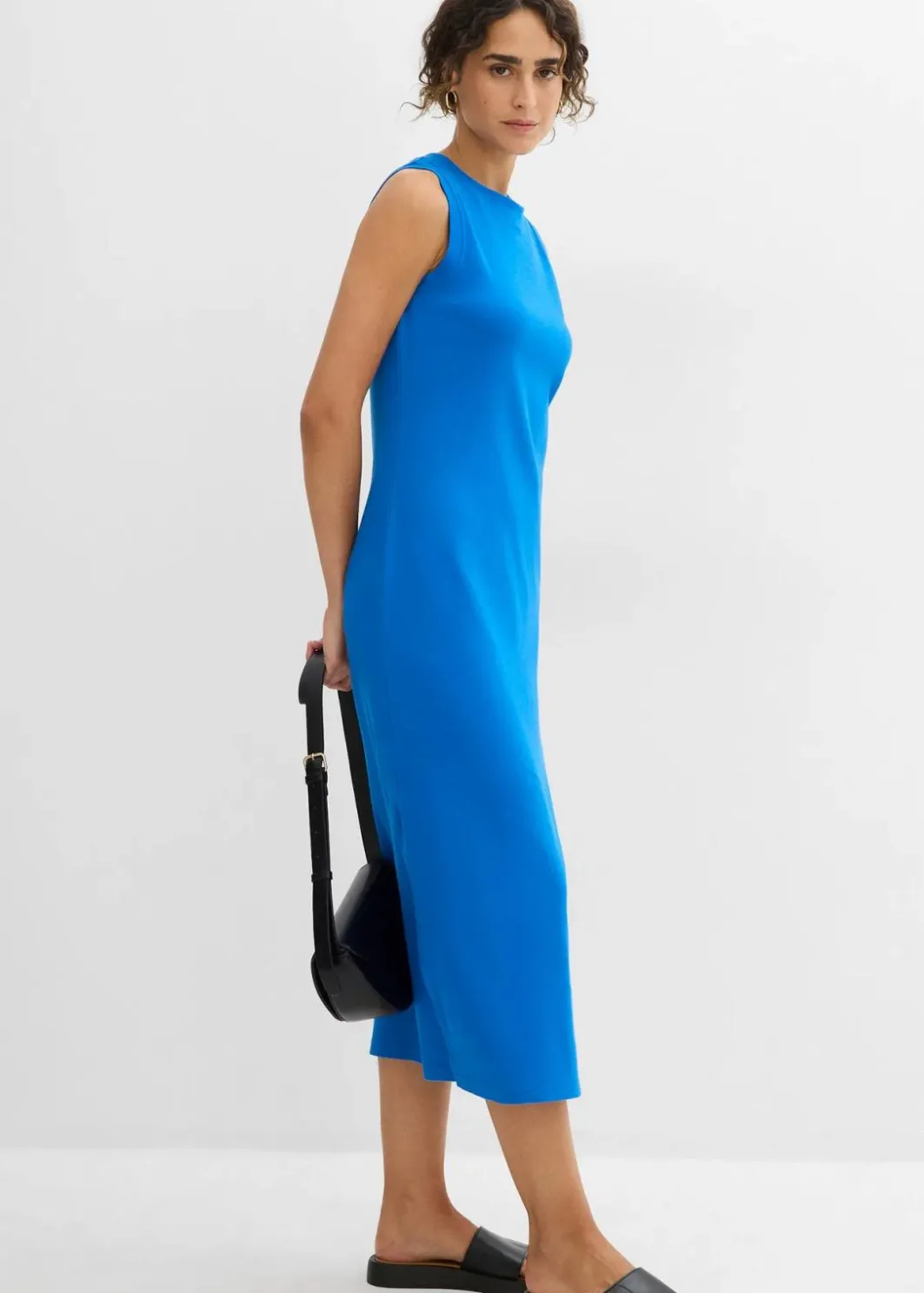Outlet Jersey-Kleid aus Baumwolle mit Stretch Damen Kleider|Nachhaltigere Materialien