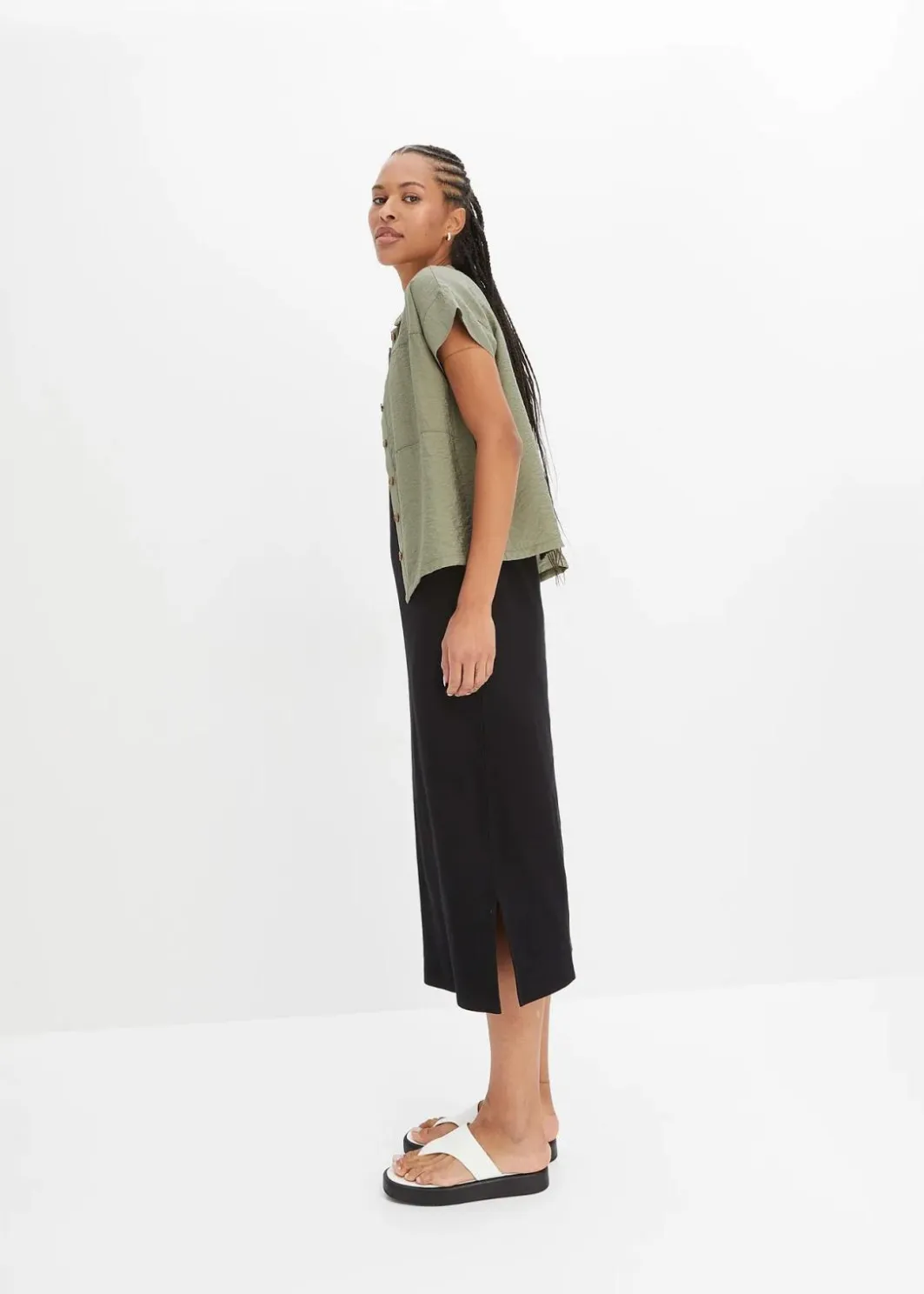 Hot Jersey-Kleid aus Baumwolle mit Stretch Damen Kleider|Nachhaltigere Materialien