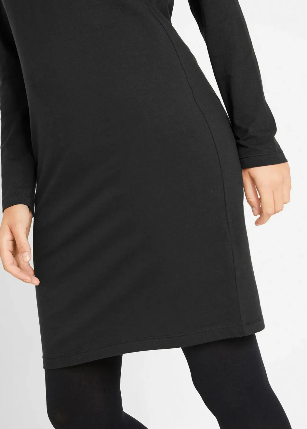 Damen bonprix Kleider|Basics|Jerseykleid aus Baumwolle mit Stretch (2er Pack)