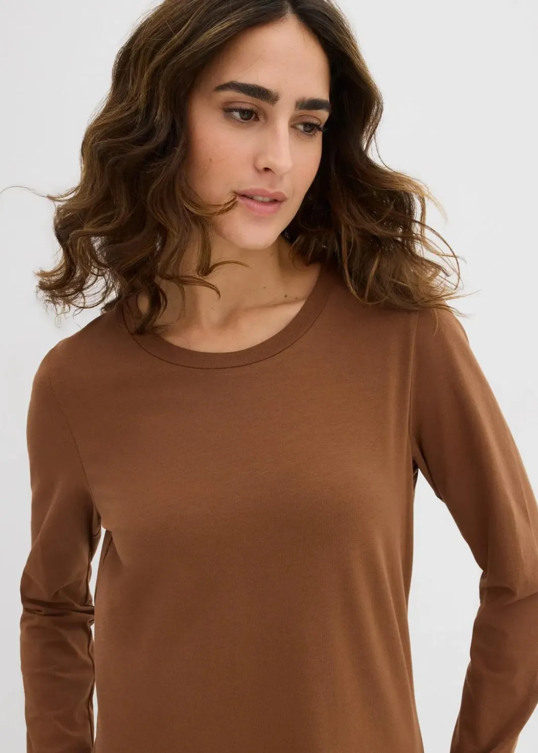 Damen bonprix Kleider|Basics|Jerseykleid aus Baumwolle mit Stretch (2er Pack)