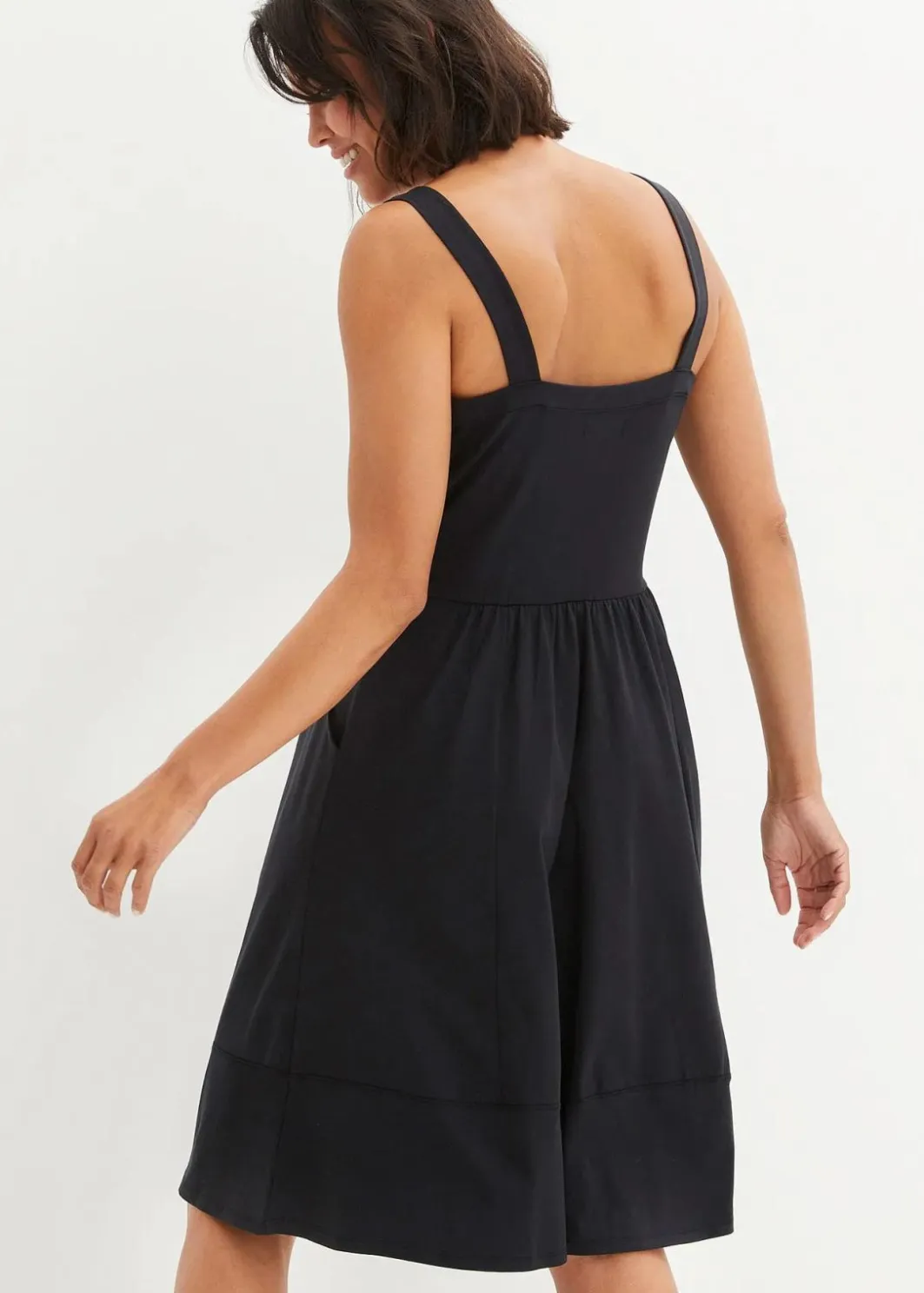 Outlet Jerseykleid aus Baumwolle Damen Kleider|Bekleidung·Pullover & Strickjacken