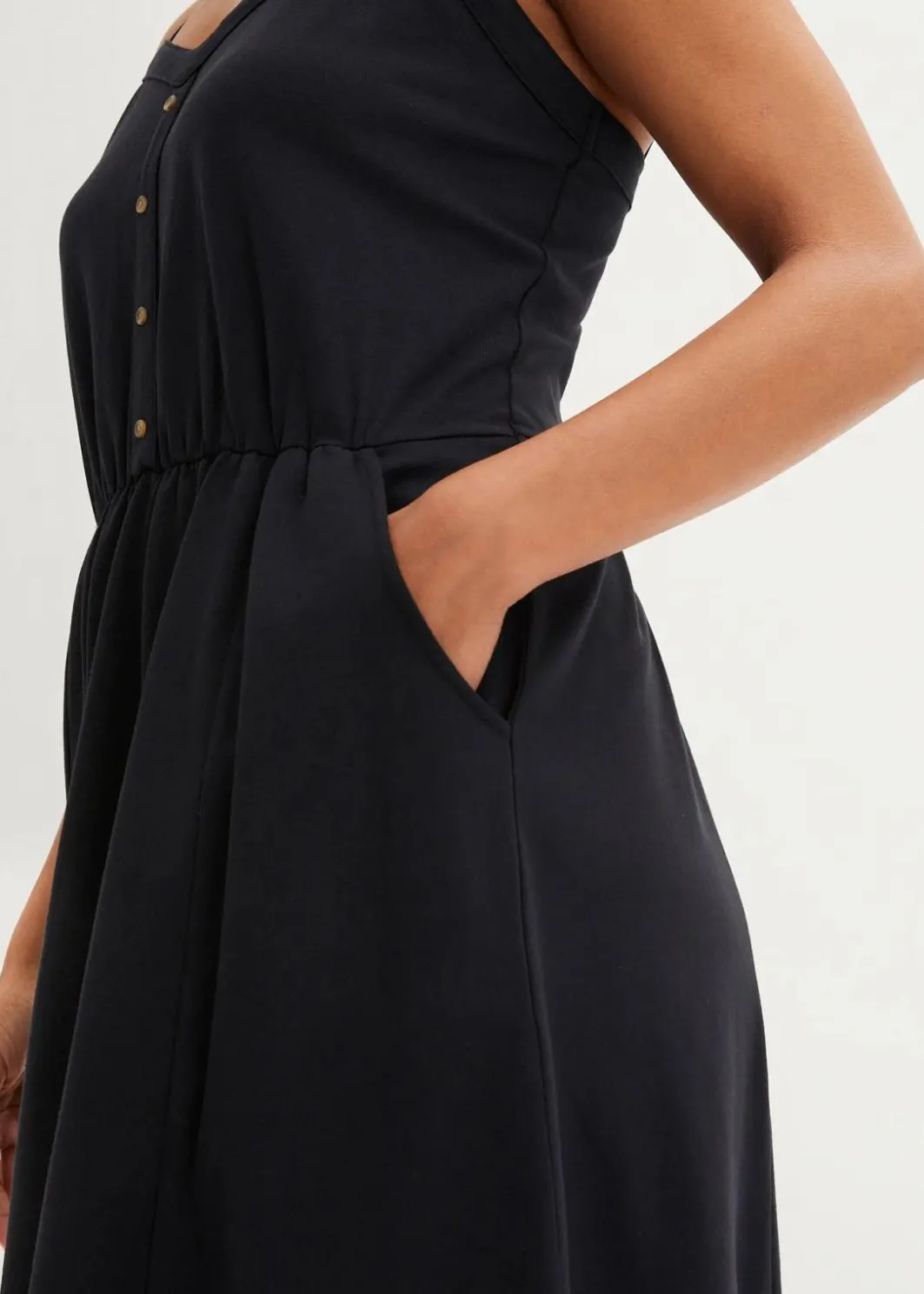 Outlet Jerseykleid aus Baumwolle Damen Kleider|Bekleidung·Pullover & Strickjacken