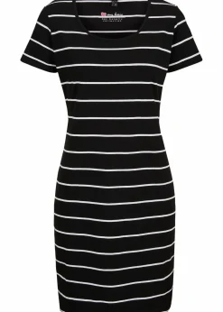 Damen bonprix Kleider|Basics|Jerseykleid aus Baumwolle mit Stretch