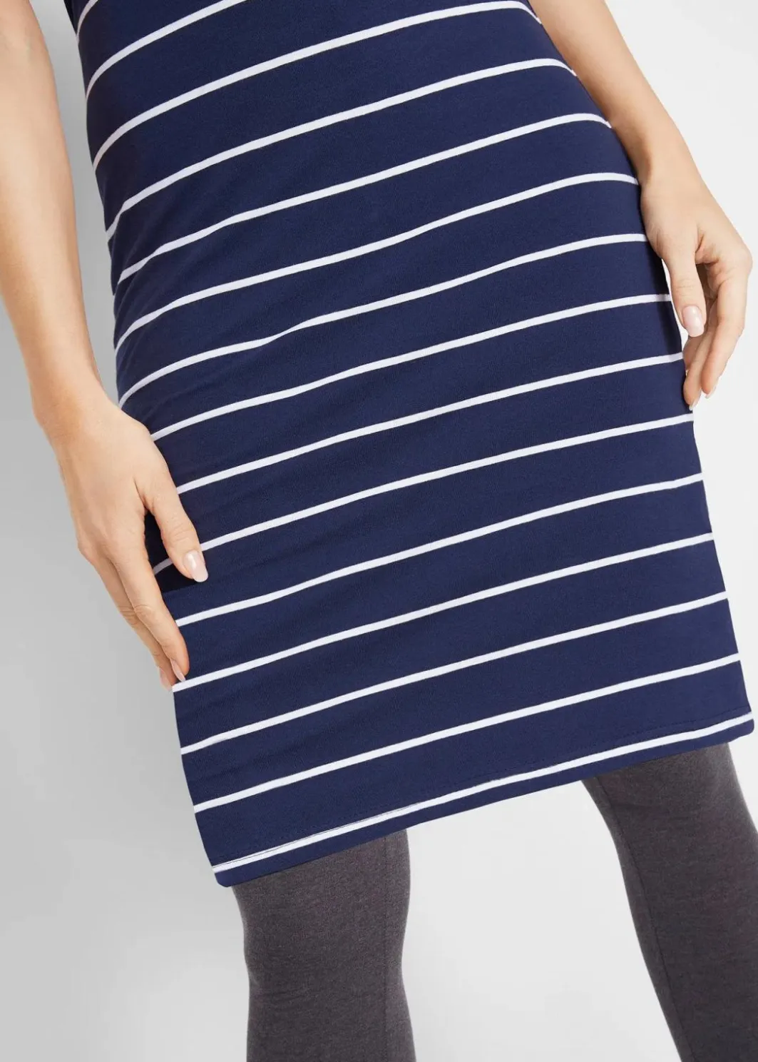 Sale Jerseykleid aus Baumwolle mit Stretch Damen Basics|Kleider