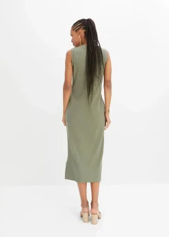 Damen bonprix Kleider|Nachhaltigere Materialien|Jersey-Kleid aus Baumwolle mit Stretch