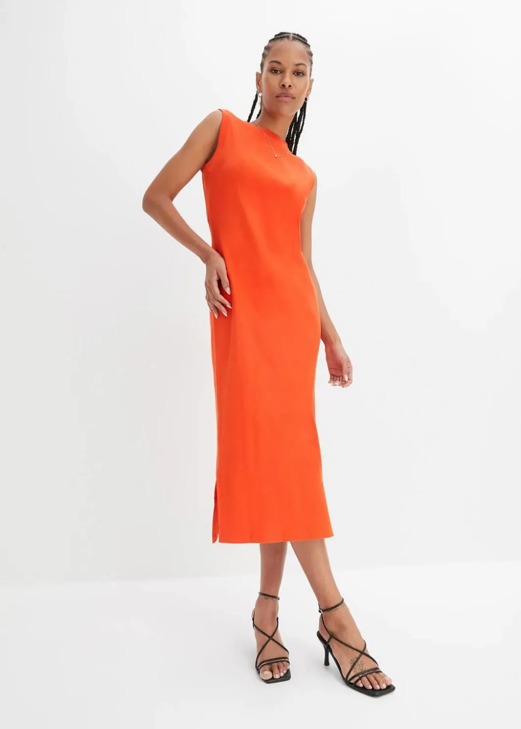 Online Jersey-Kleid aus Baumwolle mit Stretch Damen Nachhaltigere Materialien|Kleider