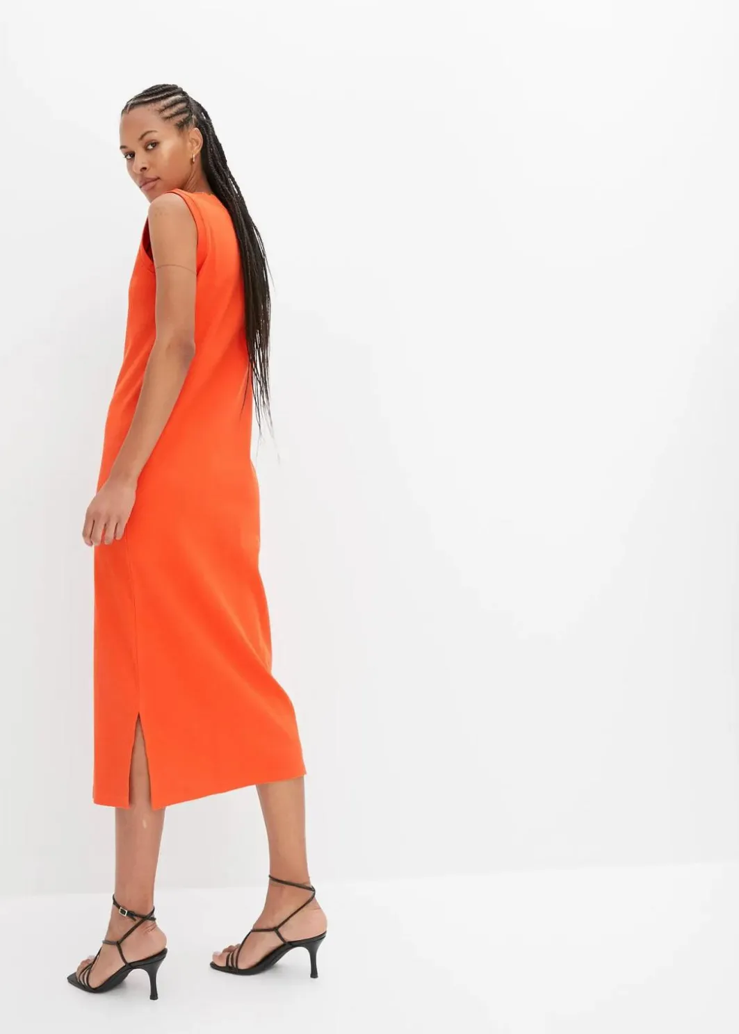 Online Jersey-Kleid aus Baumwolle mit Stretch Damen Nachhaltigere Materialien|Kleider
